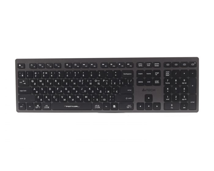 Клавіатура A4Tech FBX50C Wireless/Bluetooth Grey (4711421969697)
